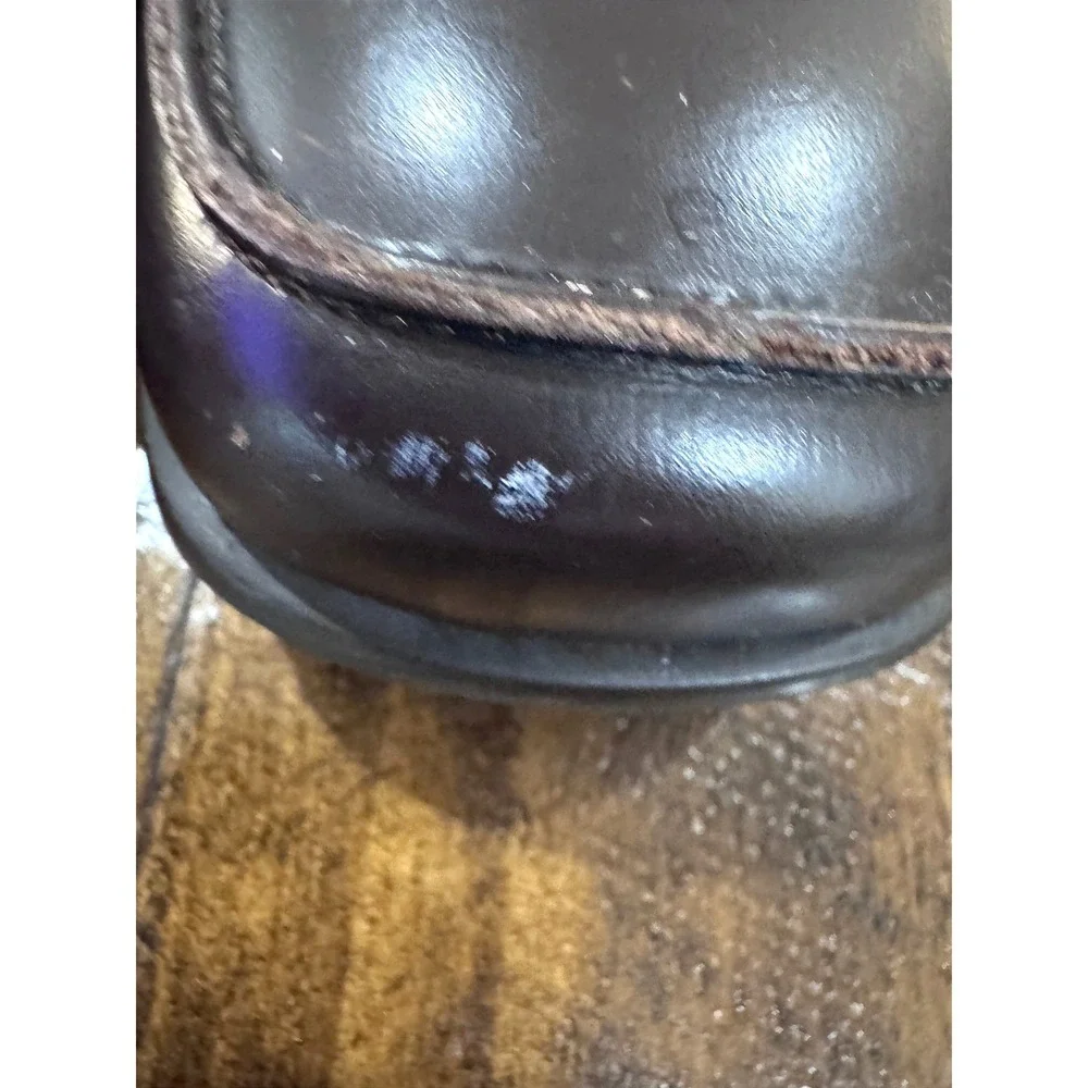 Vintage Y2K Coach Genuine Leather Loafers Mens US 13 EU 46 Slip On Square Toe